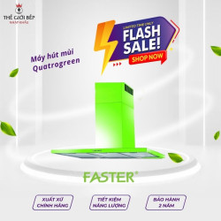 Máy hút mùi gắn tường Faster Quatrogreen