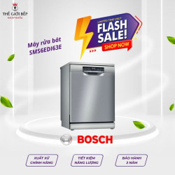 Máy rửa bát Bosch SMS6EDI63E serie 6, độc lập