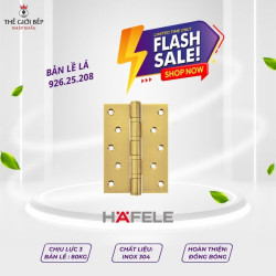 Bản Lề Lá 4 Vòng Bi 80Kg Hafele 926.25.208