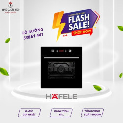 Lò nướng âm tủ 65 lít Hafele HO-2KT65A 538.61.441