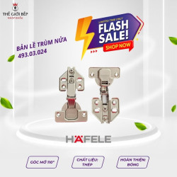 Bản lề trùm nửa Metalla A DIY 110º Hafele 493.03.024