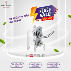 Bộ tay nắm gạt nắp chụp tròn 19x135x60mm Häfele DIY 499.62.505