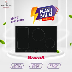 Bếp từ Brandt 4 vùng nấu Horizone Tech BPI184HUB lắp âm