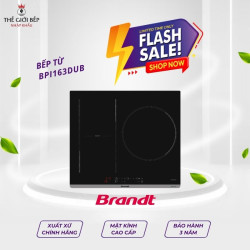 Bếp từ Brandt 3 vùng nấu BPI163DUB lắp âm
