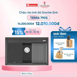 Chậu rửa bát đá 1 hố Konox Terra 790S