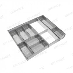 Khay chia thìa nĩa đa năng SUS304 cao cấp Grandx XT.S535