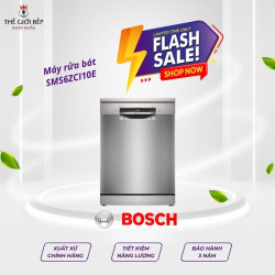 Máy rửa bát Bosch SMS6ZCI10E serie 6, độc lập