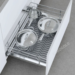 Giá xoong nồi nan oval âm tủ Eurogold EPV5075F