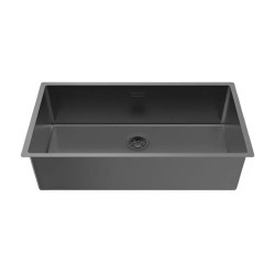 Chậu rửa bát inox 1 hố Hafele R25 HS25-SSN1S-760 567.24.483 Đen