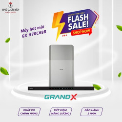 Máy hút mùi áp tường GrandX GX H70C68B