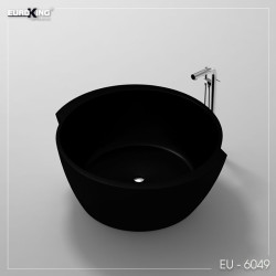 Bồn tắm Paula EuroKing không massage EU-6049 Nhám/Đen