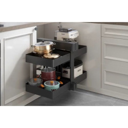 Bộ rổ góc Corner Agent 900mm Hafele 545.14.339