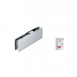 Kẹp kính trên Inox bóng DIY 489.81.021