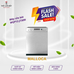 Máy rửa chén bát âm tủ Malloca WQP12-J7309I