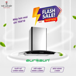 Máy hút mùi áp tường tuần hoàn Eurosun EH 70K10