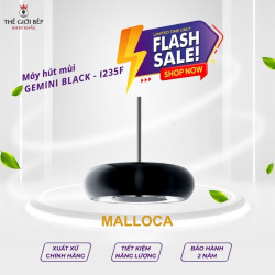 Máy hút mùi âm tủ Malloca GEMINI BLACK - I235F
