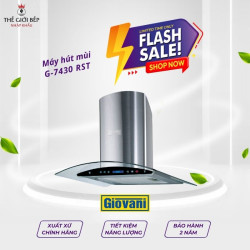 Máy hút khói khử mùi Giovani G-7430 RST