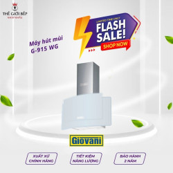 Máy hút khói khử mùi GIOVANI G-915 WG