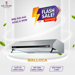 Máy hút khói khử mùi Malloca H342.6 NEW