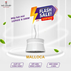 Máy hút khói khử mùi Malloca SOPHIE K-500W