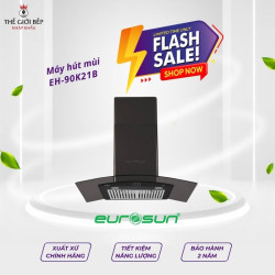 Máy hút khử mùi áp tường Eurosun EH-90K21B