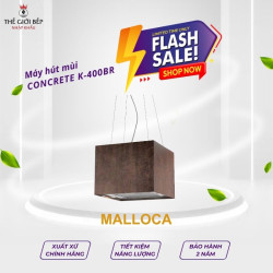 Máy hút khói khử mùi Malloca CONCRETE K-400BR