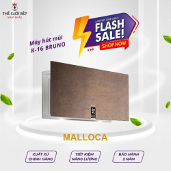 Máy hút khói khử mùi Malloca TIME K-16 BRUNO