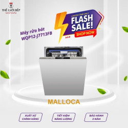 Máy rửa bát Malloca WQP12-J7713FB