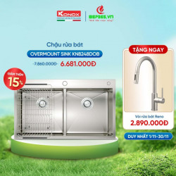 Chậu rửa chén bát Konox Overmount Series KN8248DOB
