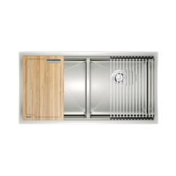 Chậu rửa chén bát Konox Workstation - Undermount Series KN8745DUB