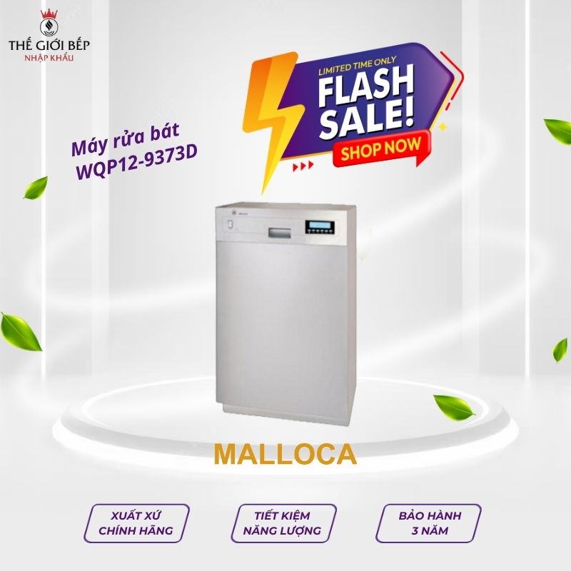 Máy rửa chén bát Malloca WQP12-9373D
