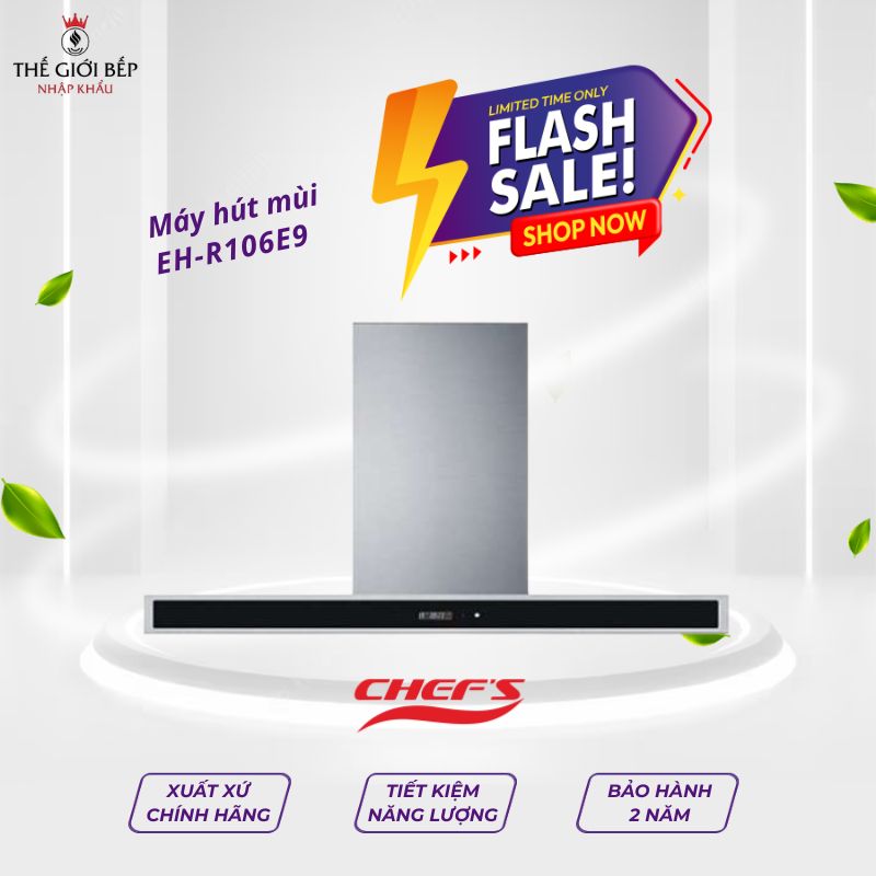 Máy hút mùi áp tường Chefs EH-R106E9