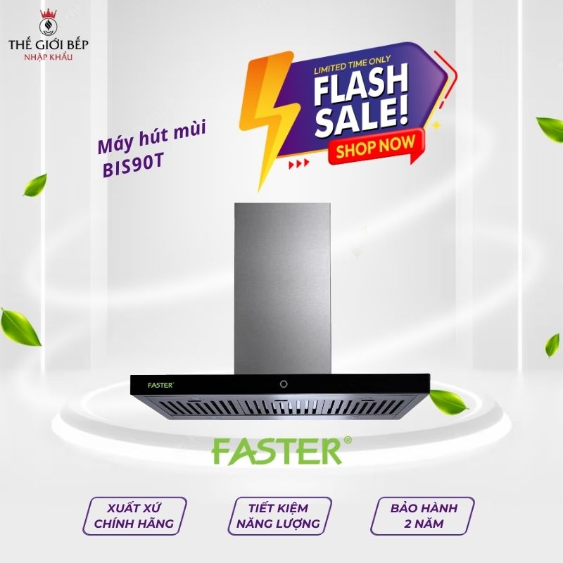 Máy hút khói khử mùi Faster BIS90T