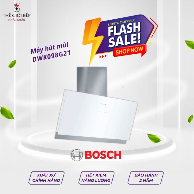 Máy hút mùi nghiêng BOSCH DWK098G21
