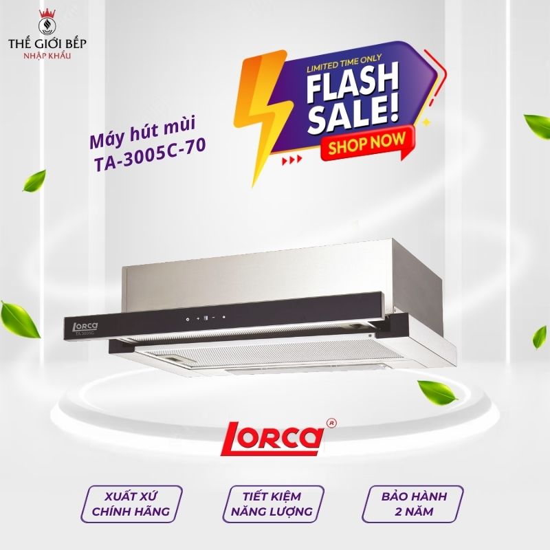 Máy hút mùi Lorca TA-3005C-70