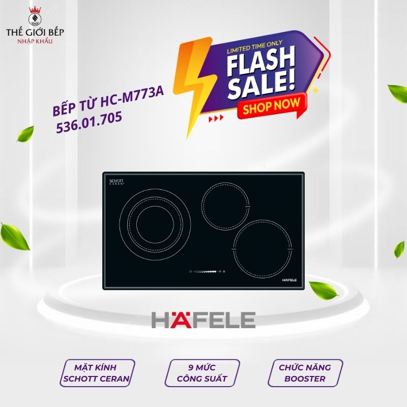 Bếp từ kết hợp hồng ngoại Hafele HC-M773A 536.01.705