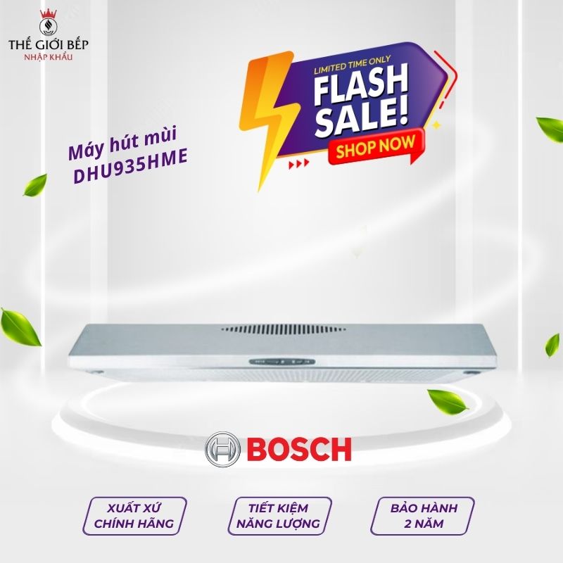 Máy hút khử mùi cổ điển Bosch DHU935HME