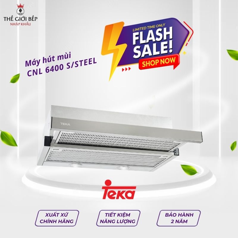 Máy hút khử mùi Teka CNL 6400 S/STEEL