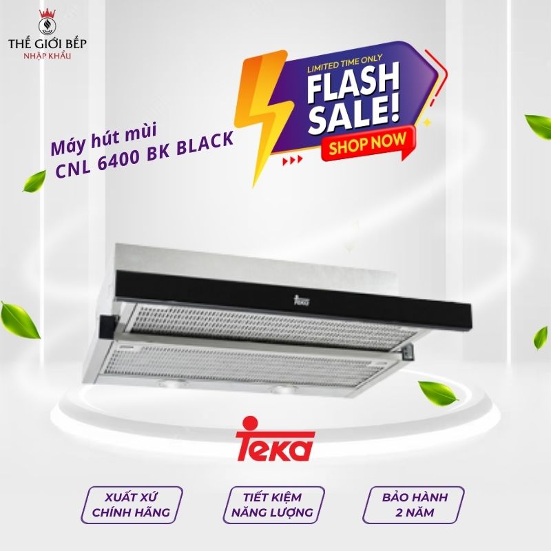 Máy hút khử mùi Teka CNL 6400 BK BLACK 40436800