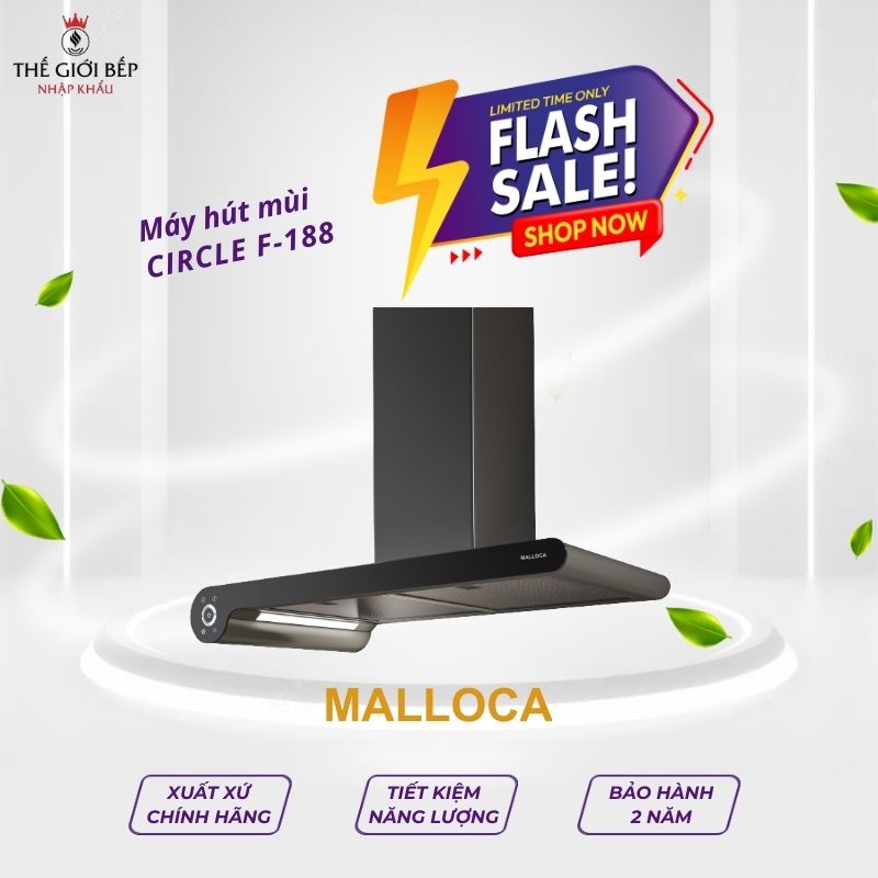 Máy hút khói khử mùi Malloca CIRCLE F-188