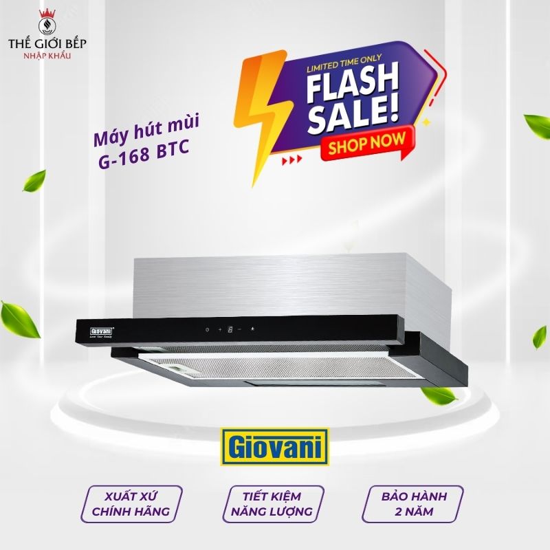 Máy hút mùi Giovani G-168 BTC