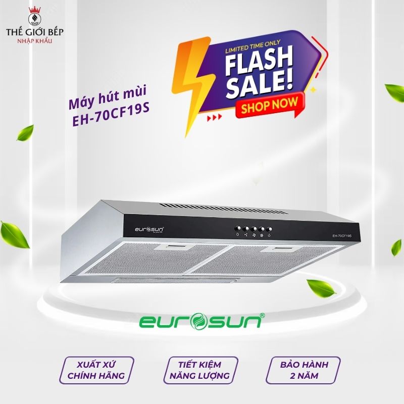 Máy hút khử mùi âm tủ Eurosun EH-70CF19S