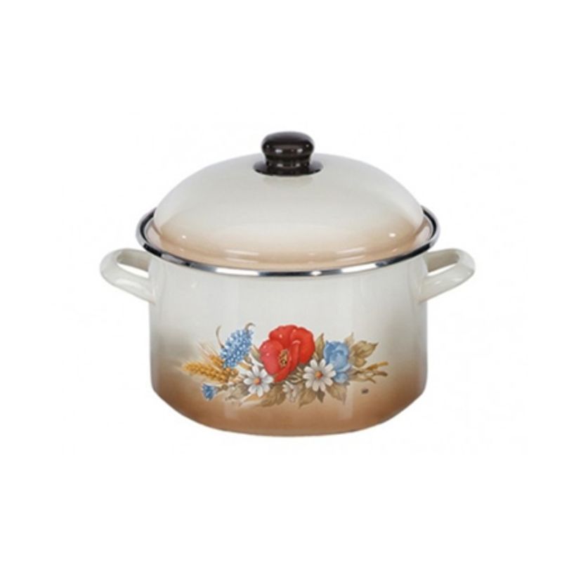 Nồi từ tráng men hoa  ELO Kornblume cao - 16cm