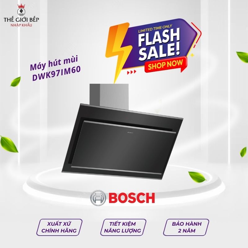 Máy hút mùi âm tủ Bosch DWK97IM60