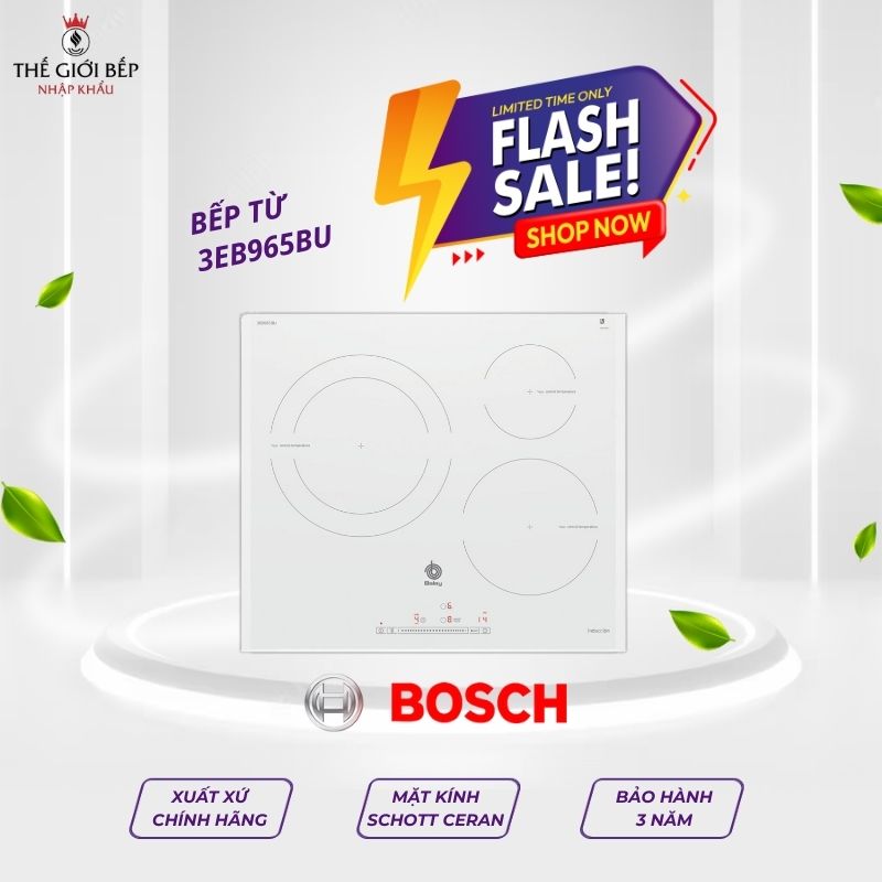 Bếp từ Bosch Balay 3EB965BU , 3 vùng nấu