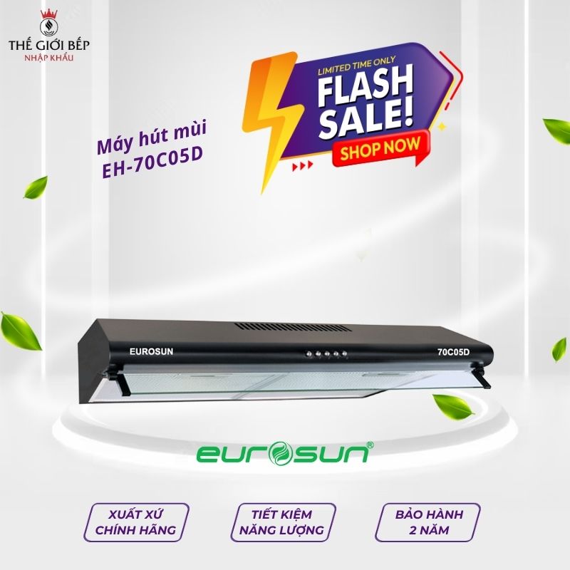 Máy hút khử mùi âm tủ Eurosun EH-70C05D