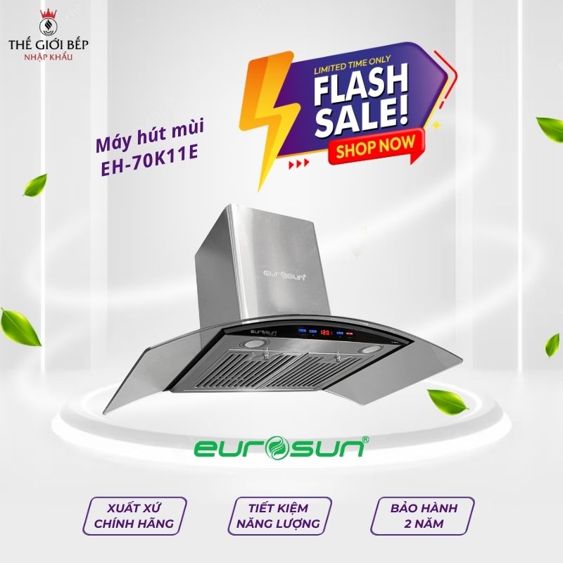 Máy hút mùi gắn tường EUROSUN EH-70K11E