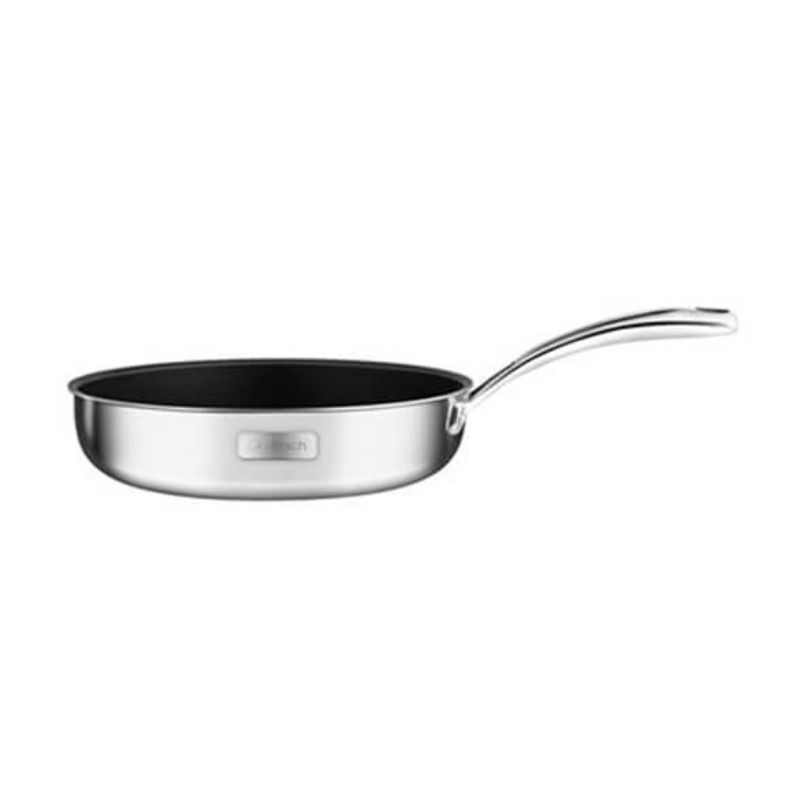 CHẢO INOX CAO CẤP 2 LỚP ĐÁY LIỀN TRI-MAX 28CM