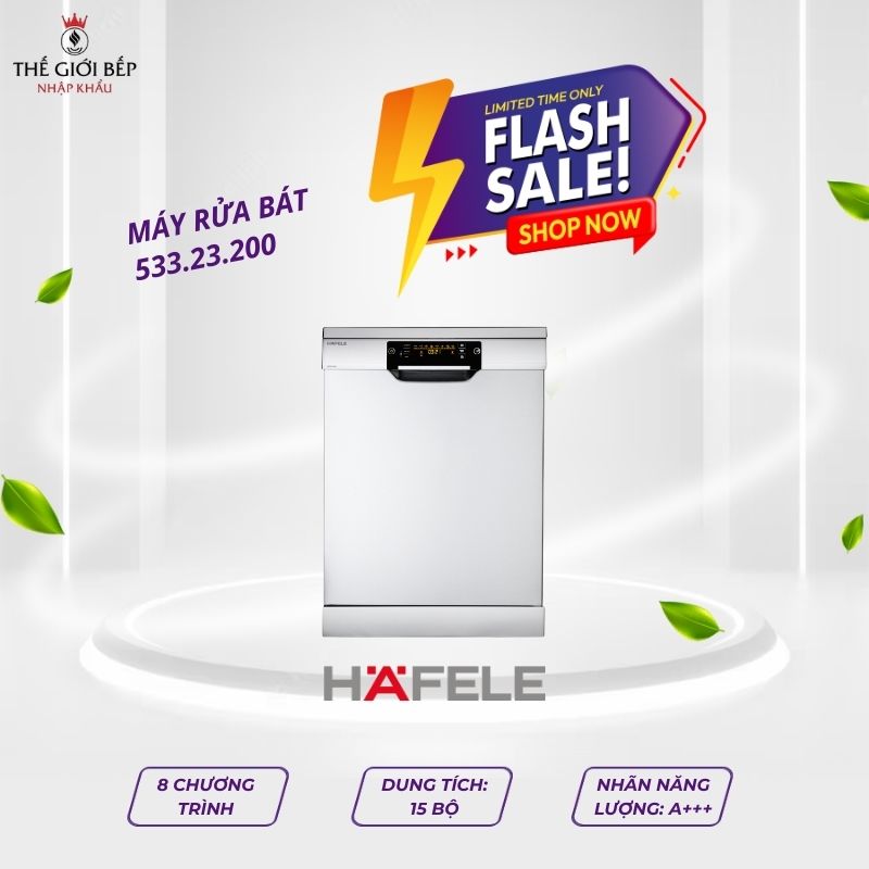 Máy rửa bát độc lập Hafele HDW F60C 533.23.200
