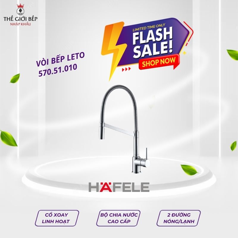 Vòi rửa chén Hafele Leto 570.51.010